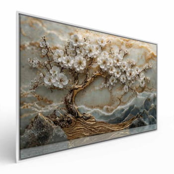 Quadro Retangular - Frozen Tree
