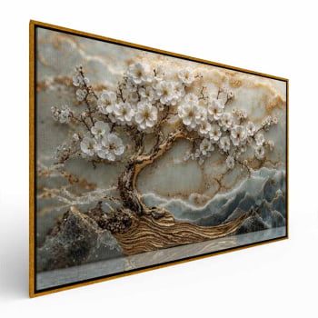Quadro Retangular - Frozen Tree
