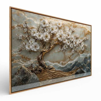 Quadro Retangular - Frozen Tree