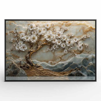 Quadro Retangular - Frozen Tree