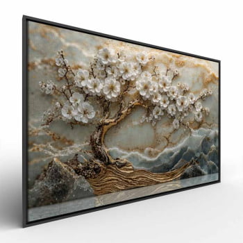 Quadro Retangular - Frozen Tree