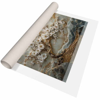 Quadro Retangular - Frozen Tree