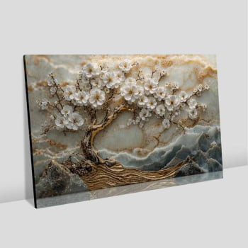 Quadro Retangular - Frozen Tree