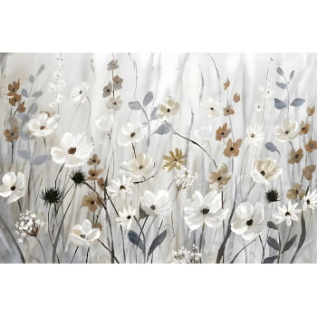 Quadro Retangular - Misty Meadow Field
