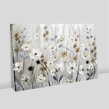 Quadro Retangular - Misty Meadow Field