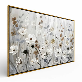 Quadro Retangular - Misty Meadow Field