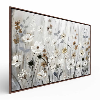 Quadro Retangular - Misty Meadow Field