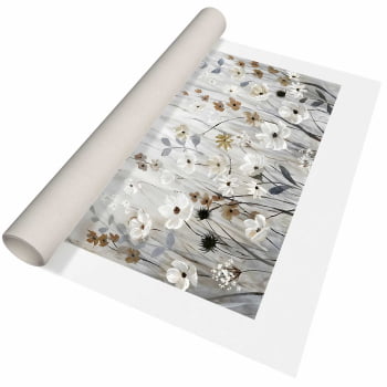 Quadro Retangular - Misty Meadow Field