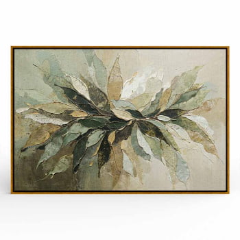 Quadro Retangular - Splash of Leaves