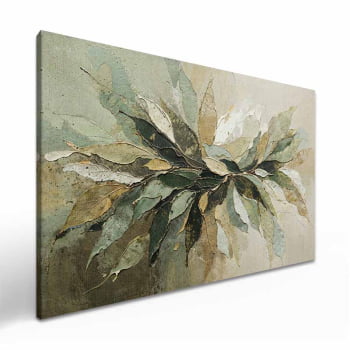 Quadro Retangular - Splash of Leaves