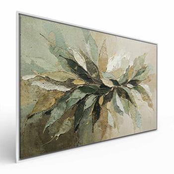 Quadro Retangular - Splash of Leaves