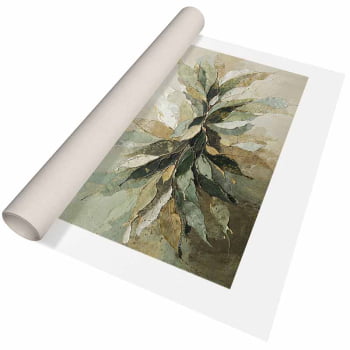 Quadro Retangular - Splash of Leaves