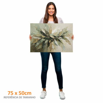 Quadro Retangular - Splash of Leaves