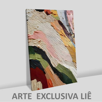 Quadro Retangular - Abstract Colorful