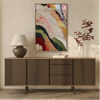 Quadro Retangular - Abstract Colorful