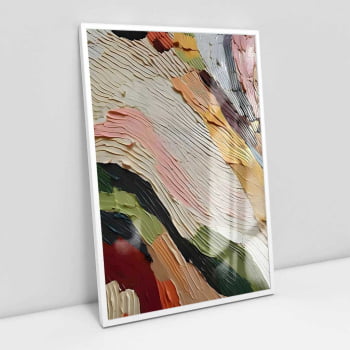 Quadro Retangular - Abstract Colorful