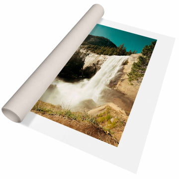 Quadro Retangular  -  Yosemite National Park Waterfall