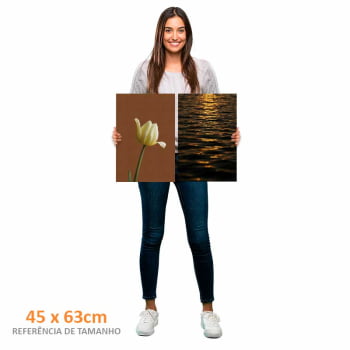 Kit 2 quadros retangulares - Calmaria