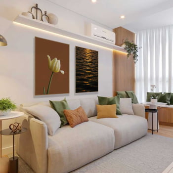 Kit 2 quadros retangulares - Calmaria