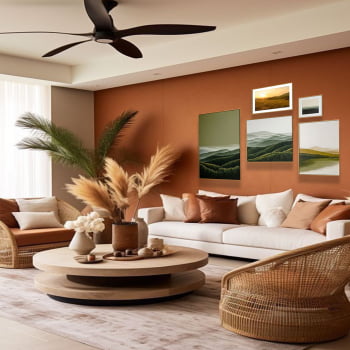 Kit 5 quadros - Composição Mountains