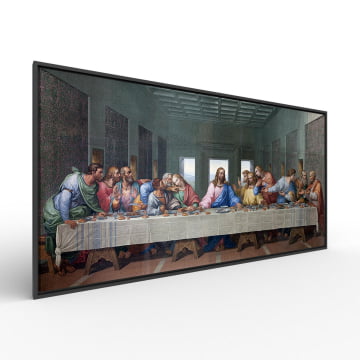 Quadro panorâmico - Giacomo Rafaelli - A Santa Ceia (releitura da obra de Leonardo Da Vinci)