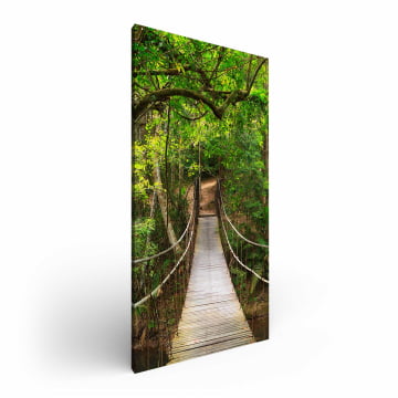 Quadro panorâmico - Ponte para a floresta
