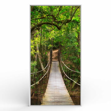 Quadro panorâmico - Ponte para a floresta