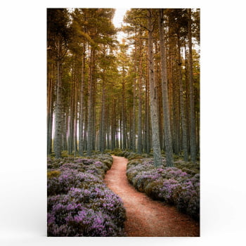 Quadro Retangular - Caminho das Lavandas