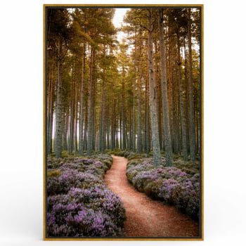 Quadro Retangular - Caminho das Lavandas