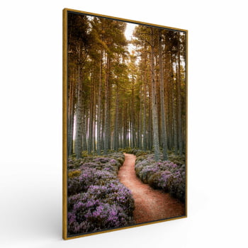 Quadro Retangular - Caminho das Lavandas