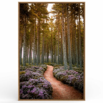 Quadro Retangular - Caminho das Lavandas