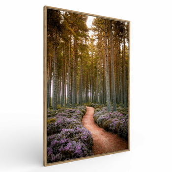 Quadro Retangular - Caminho das Lavandas