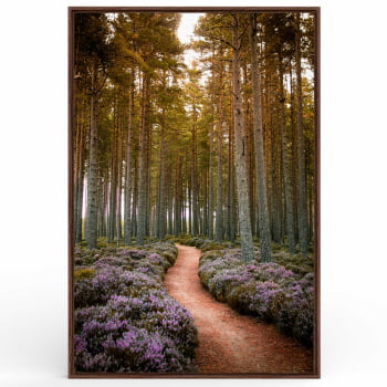 Quadro Retangular - Caminho das Lavandas