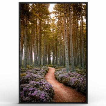 Quadro Retangular - Caminho das Lavandas