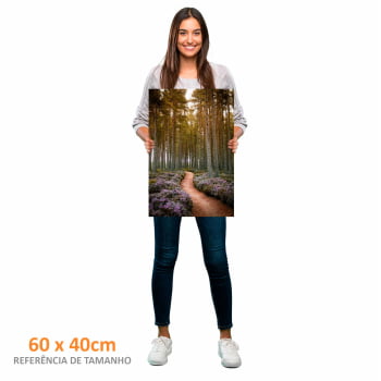 Quadro Retangular - Caminho das Lavandas