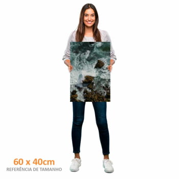 Quadro Retangular - ENTRE AS PEDRAS
