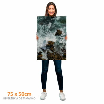 Quadro Retangular - ENTRE AS PEDRAS