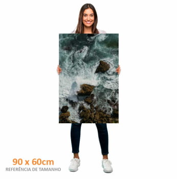 Quadro Retangular - ENTRE AS PEDRAS