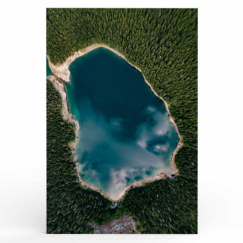 Quadro Retangular - LAGO AZUL