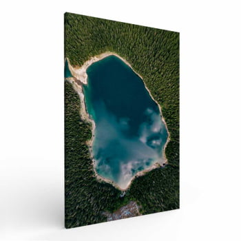 Quadro Retangular - LAGO AZUL