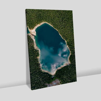 Quadro Retangular - LAGO AZUL