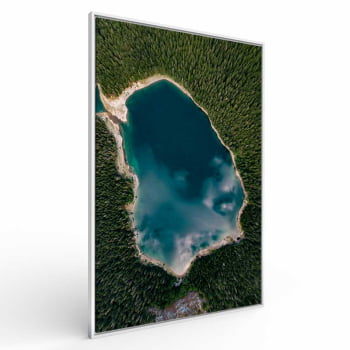 Quadro Retangular - LAGO AZUL