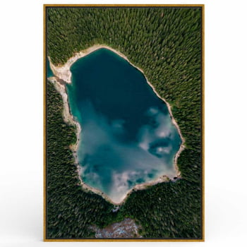 Quadro Retangular - LAGO AZUL