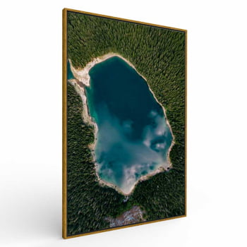 Quadro Retangular - LAGO AZUL