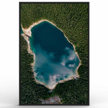 Quadro Retangular - LAGO AZUL