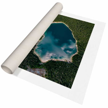 Quadro Retangular - LAGO AZUL
