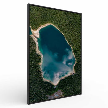 Quadro Retangular - LAGO AZUL