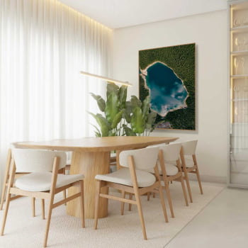 Quadro Retangular - LAGO AZUL