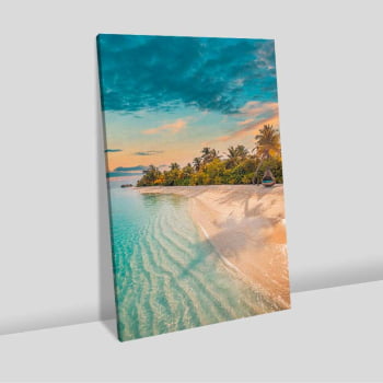 Quadro Retangular - Paradise Beach