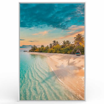 Quadro Retangular - Paradise Beach